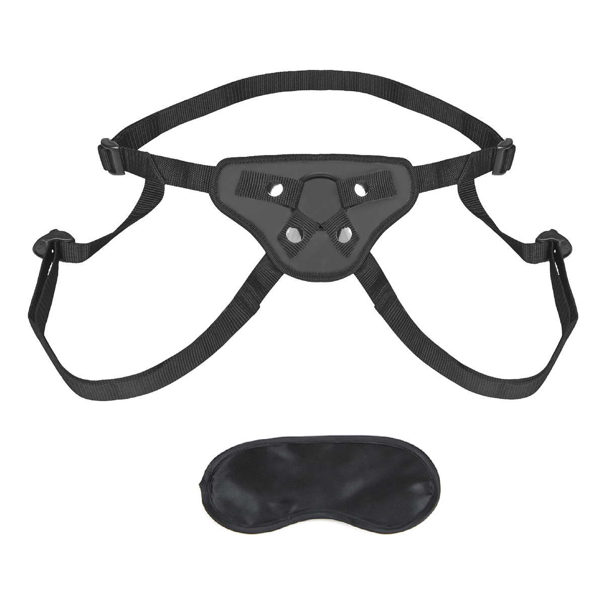 Lux Fetish Черные трусы-джоки для страпона Beginners Strap-on Harness