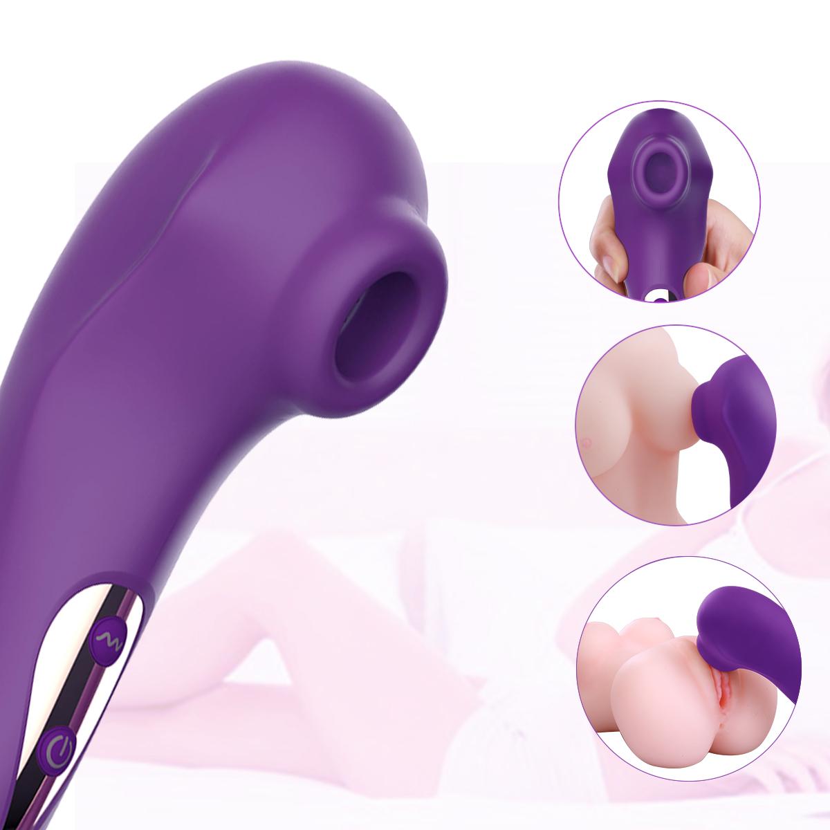 Tracy's Dog Вакуумный стимулятор клитора Clitoral Sucking Vibrator Cat фиолетовый