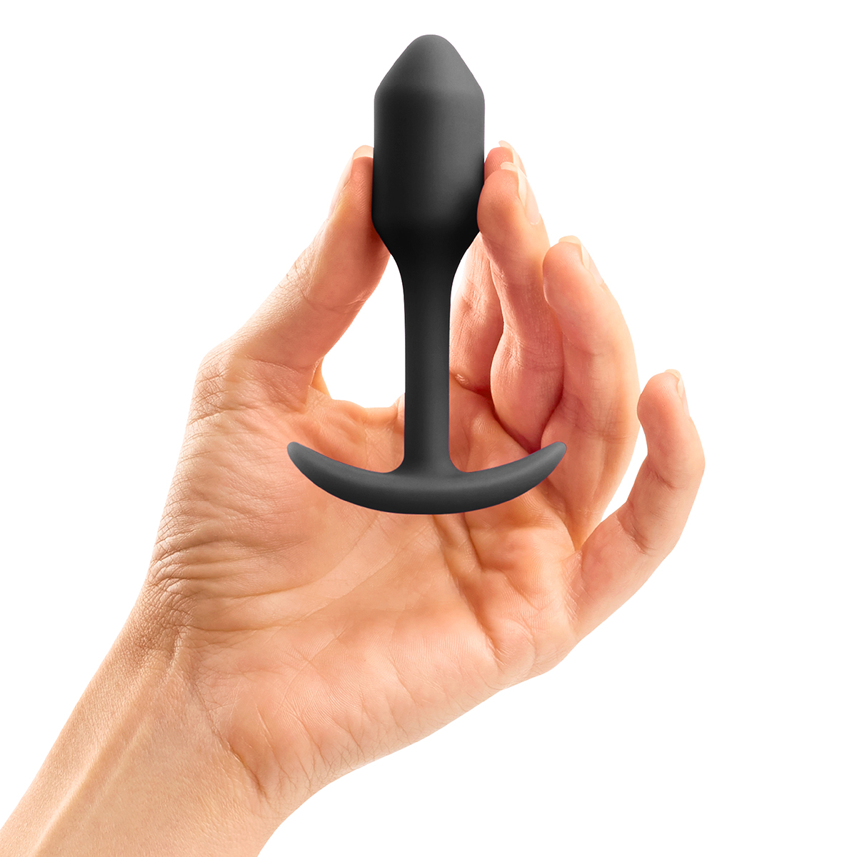 b-Vibe Профессиональная пробка для ношения B-vibe Snug Plug 1 черная