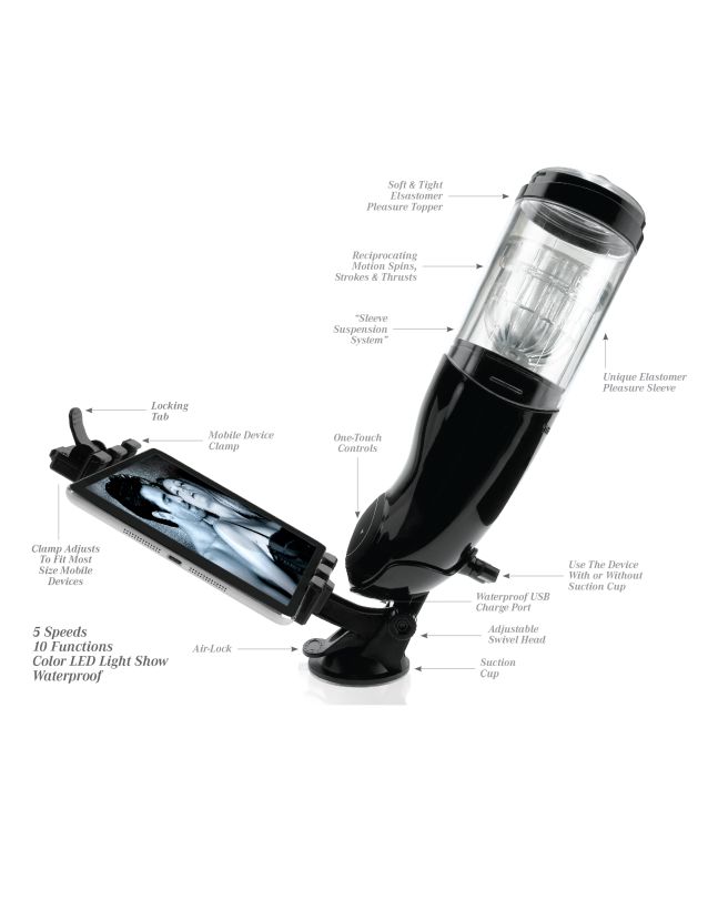 Автоматический Мега-Мастурбатор-анус Pipedream Extreme Toyz  Mega-Bator Ass