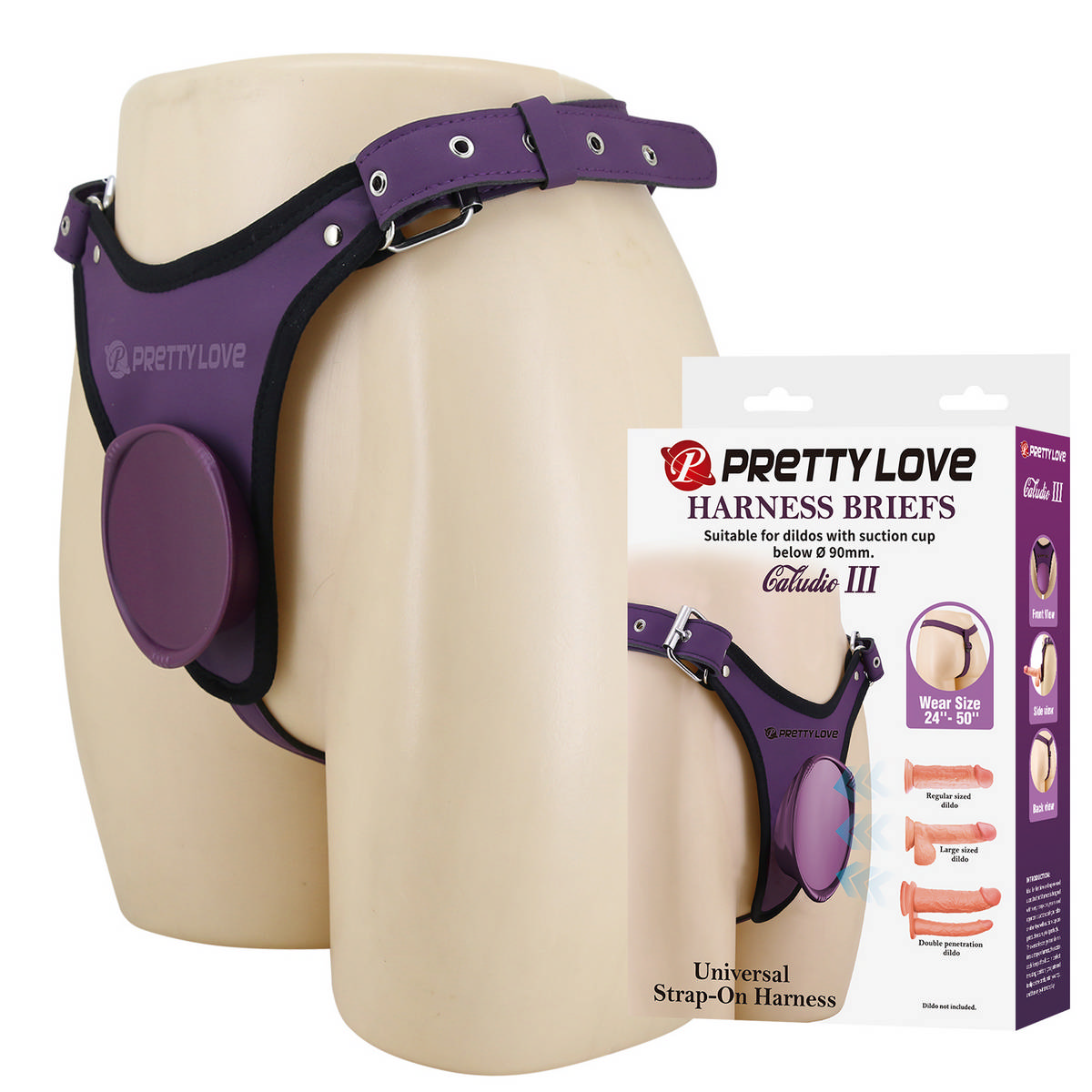 Трусы HARNESS BRIEFS, фиолетовые
