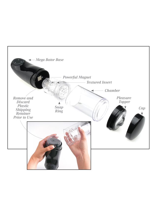 Автоматический Мега-Мастурбатор-анус Pipedream Extreme Toyz  Mega-Bator Ass