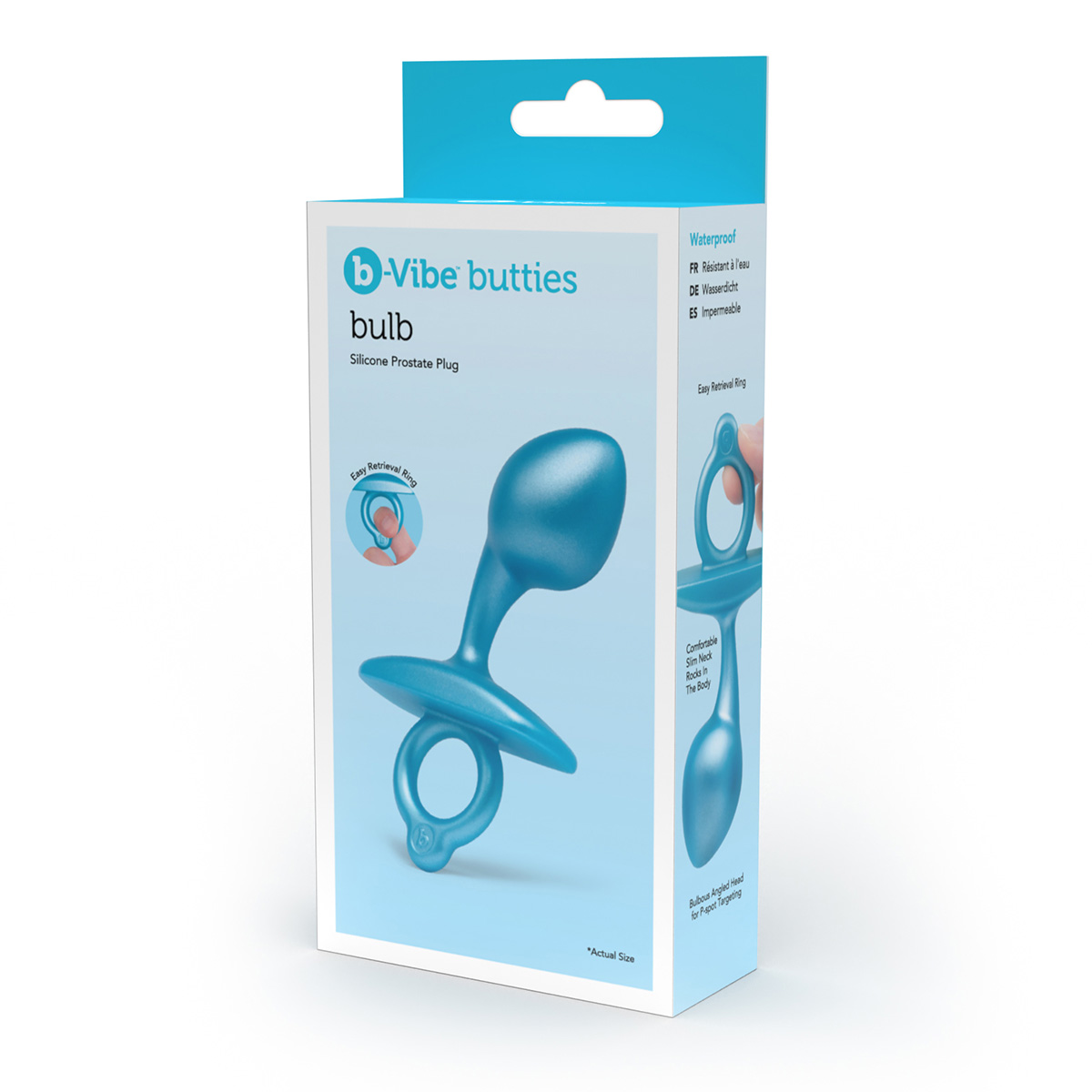 b-Vibe Анальный плаг для простаты из силикона BULB PLUG