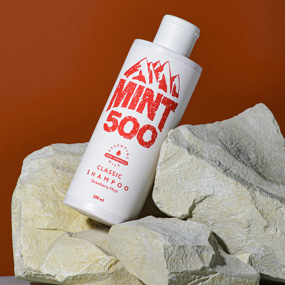 MINT500 Шампунь восстанавливающий Mint500 Classic Shampoo Strawberry Mint 250 мл