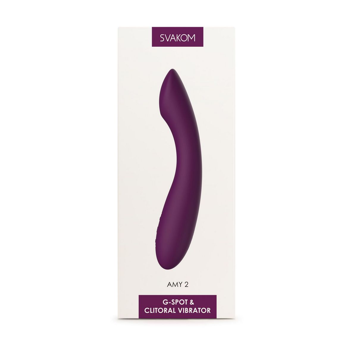 Amy 2 Violet Вибростимулятор со встроенным аккумулятором