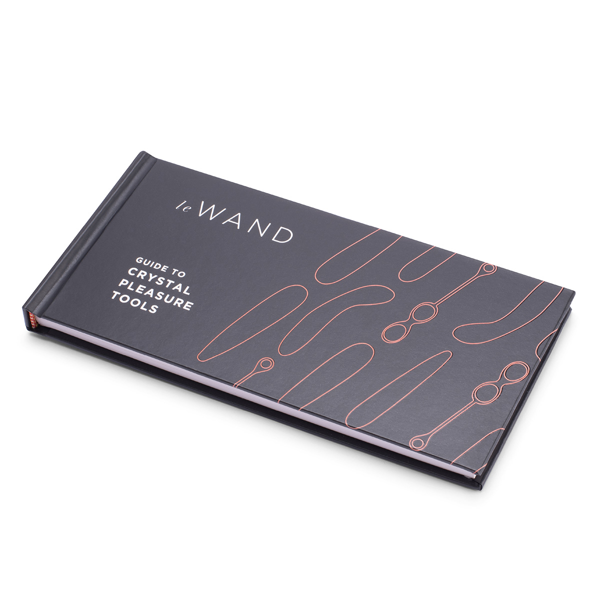 le WAND Массажер тонкий le WAND Crystal Slim Wand черный обсидиан
