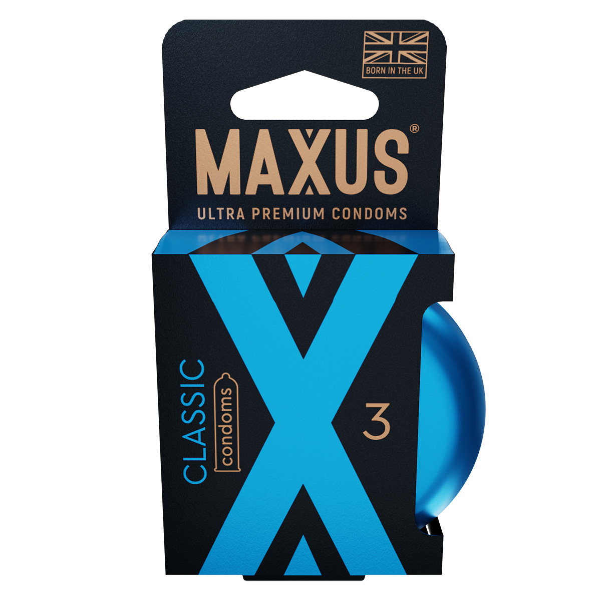Maxus Презервативы в железном кейсе классические MAXUS Classic №3 - 1 уп (3 шт)