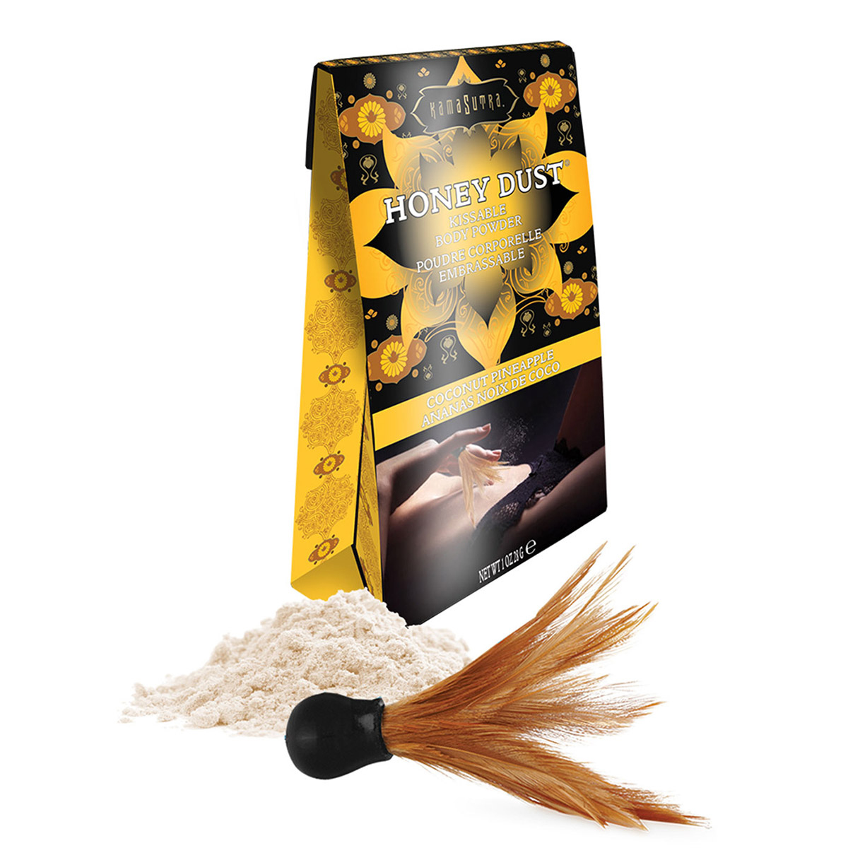 KamaSutra Срок до 31.08.2026 Ароматная пудра для тела Honey Dust Body Powder coconut pineapple 28 г