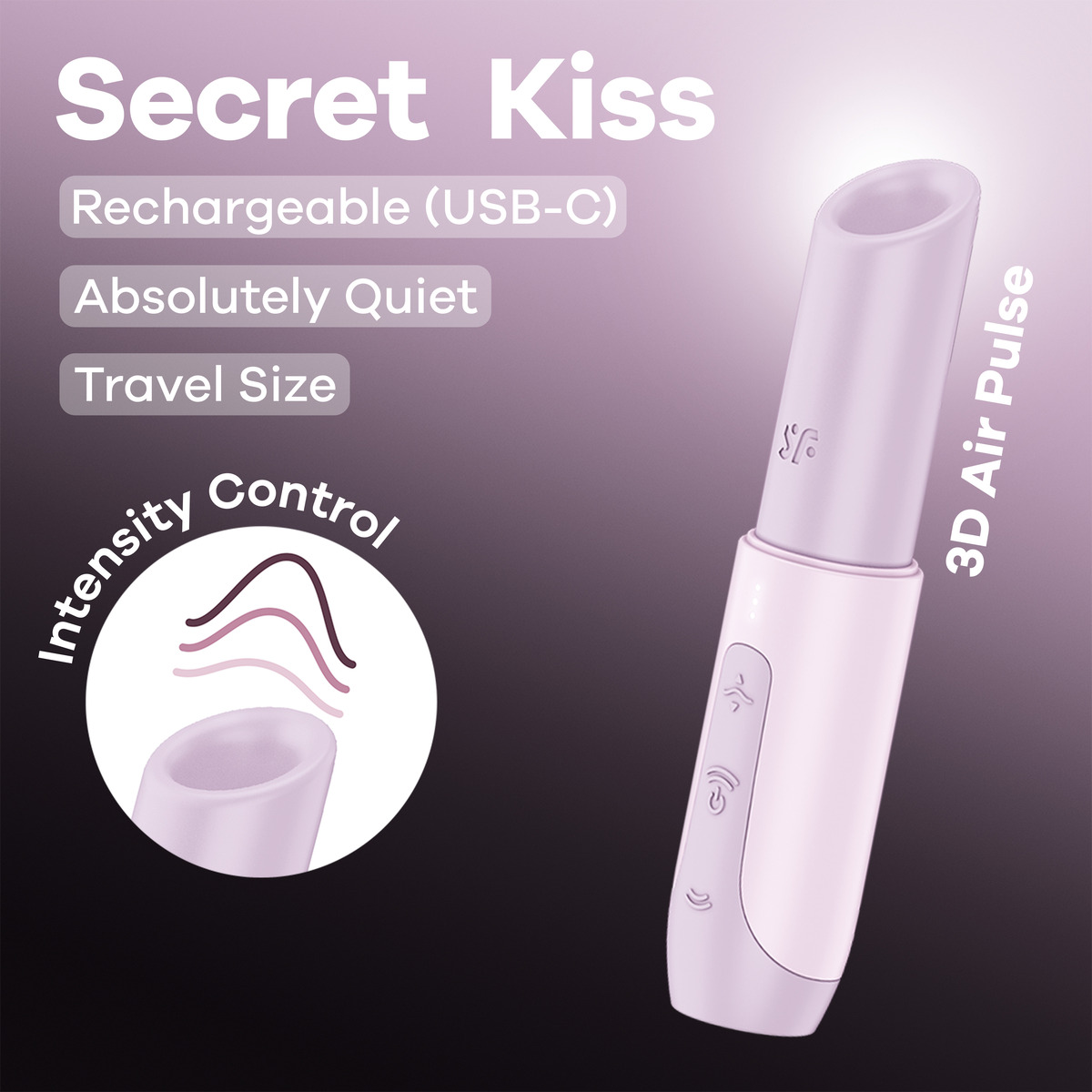 Вакуумный стимулятор SECRET KISS