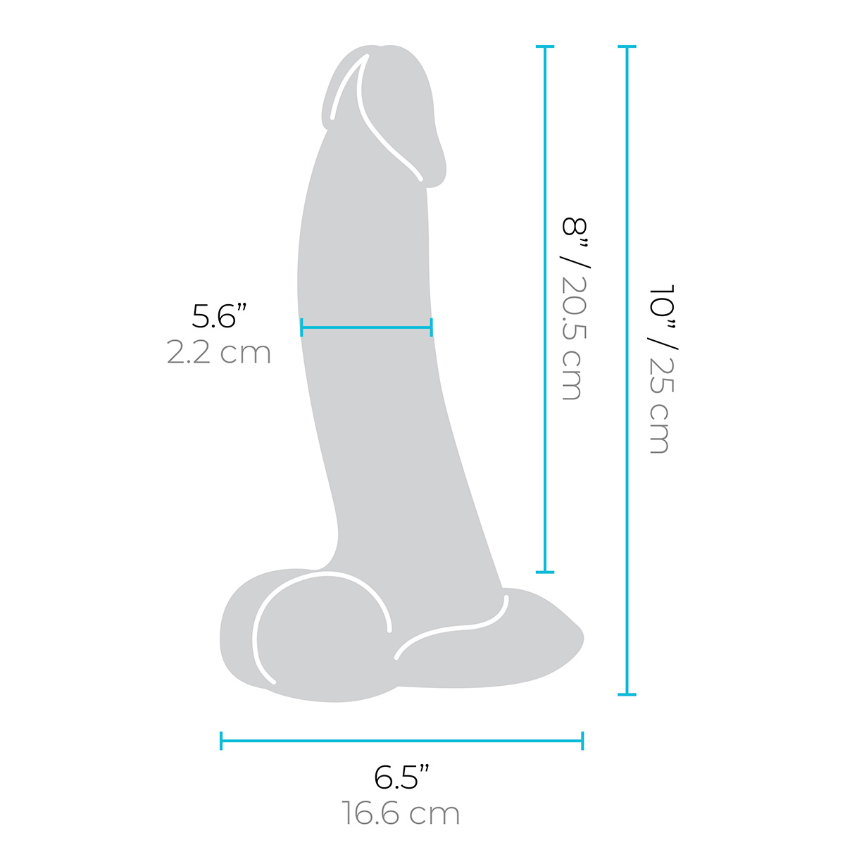 b-Vibe Анальный изогнутый фаллоимитатор SLIPSKIN REALISTIC CURVED 10 in