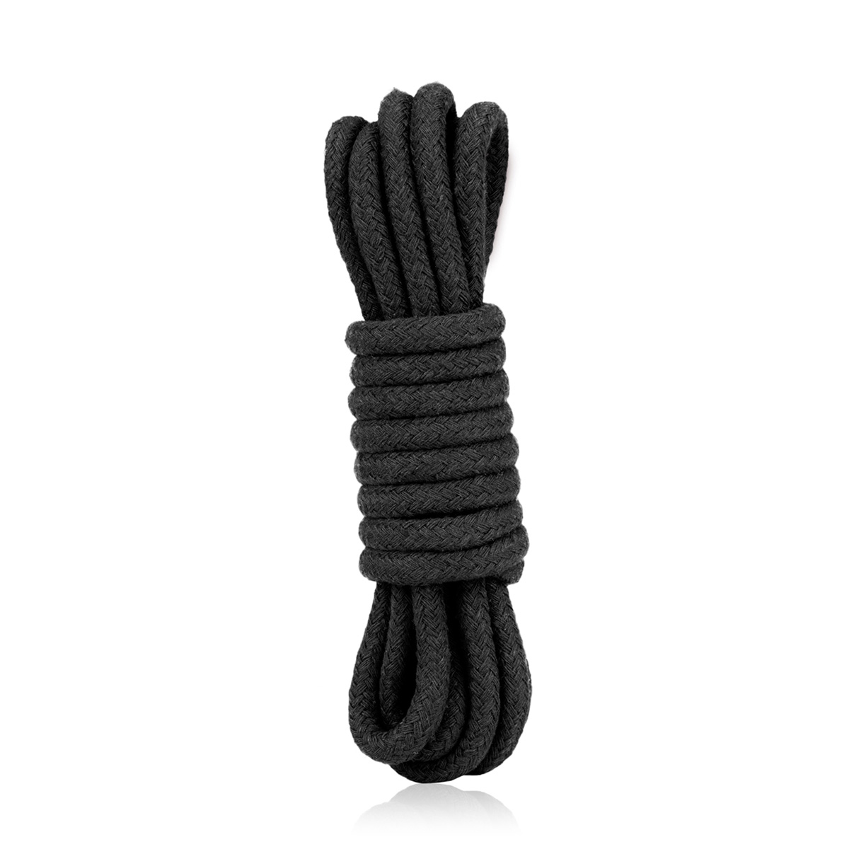 Lux Fetish Черная хлопковая веревка 3 м для связывания Bondage Rope