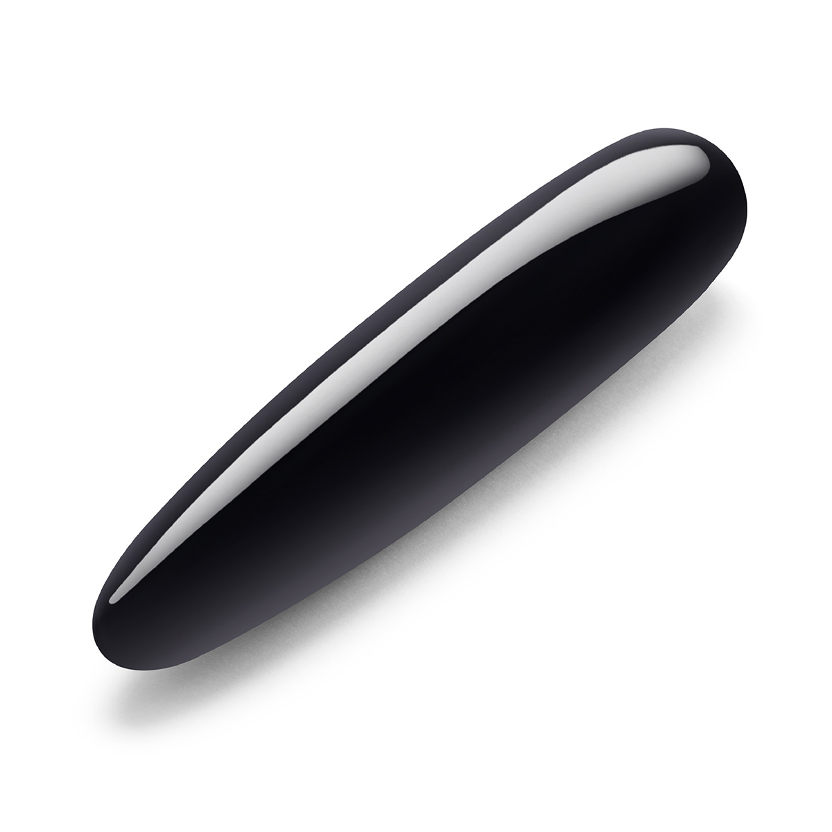 le WAND Массажер тонкий le WAND Crystal Slim Wand черный обсидиан