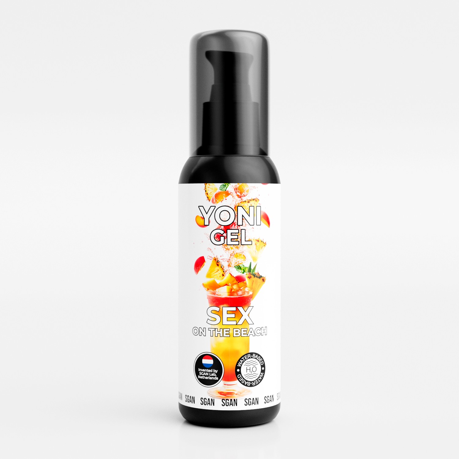 Лубрикант для орального секса SGAN YONI GEL со вкусом коктейля Cекс на пляже, 100 мл