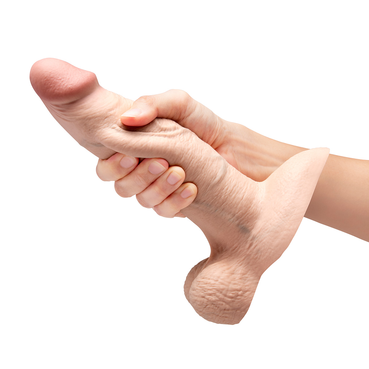 b-Vibe Анальный реалистичный фаллоимитатор SLIPSKIN REALISTIC GIRTHY 8 in