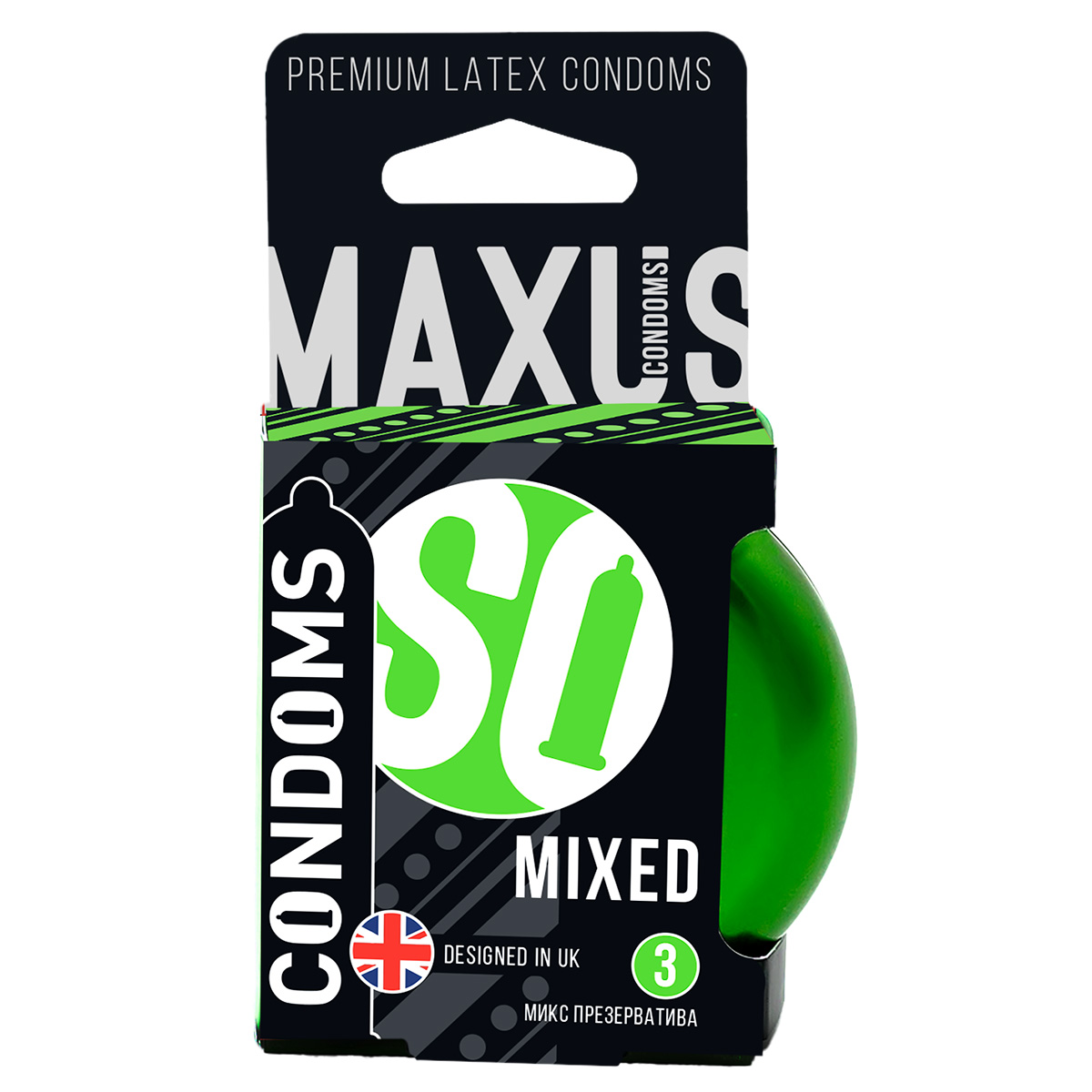 Maxus Презервативы в железном кейсе набор MAXUS Mixed №3 - 1 уп (3 шт)