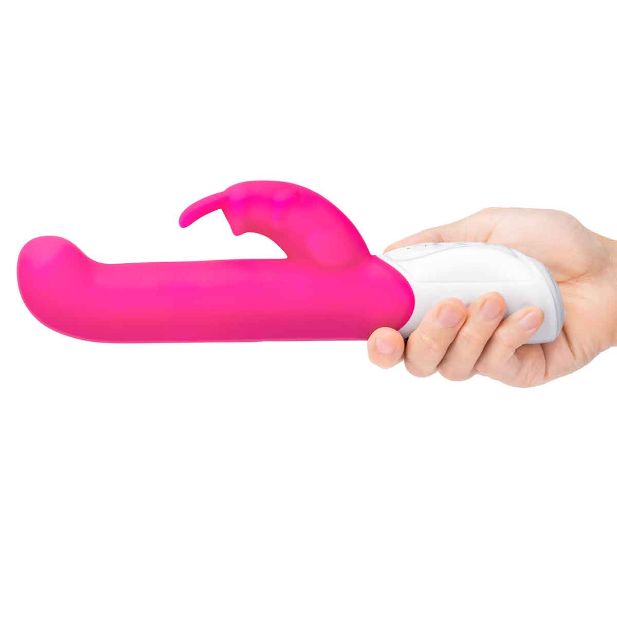 Rabbit Essentials Вибромассажер стимулирующий G-точку COME HITHER G-SPOT RABBIT розового цвета
