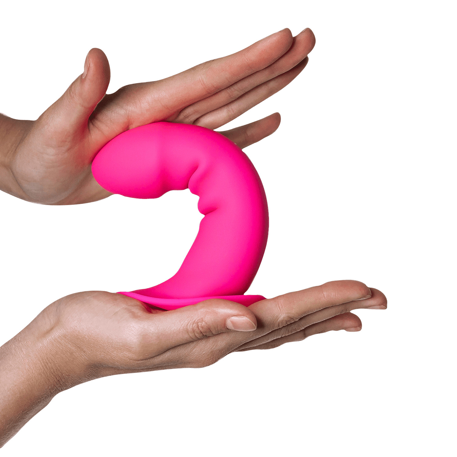 Дилдо на присоске с двойной плотностью ADRIEN LASTIC DILDO HITSENS DUAL DENSITY S02 PINK
