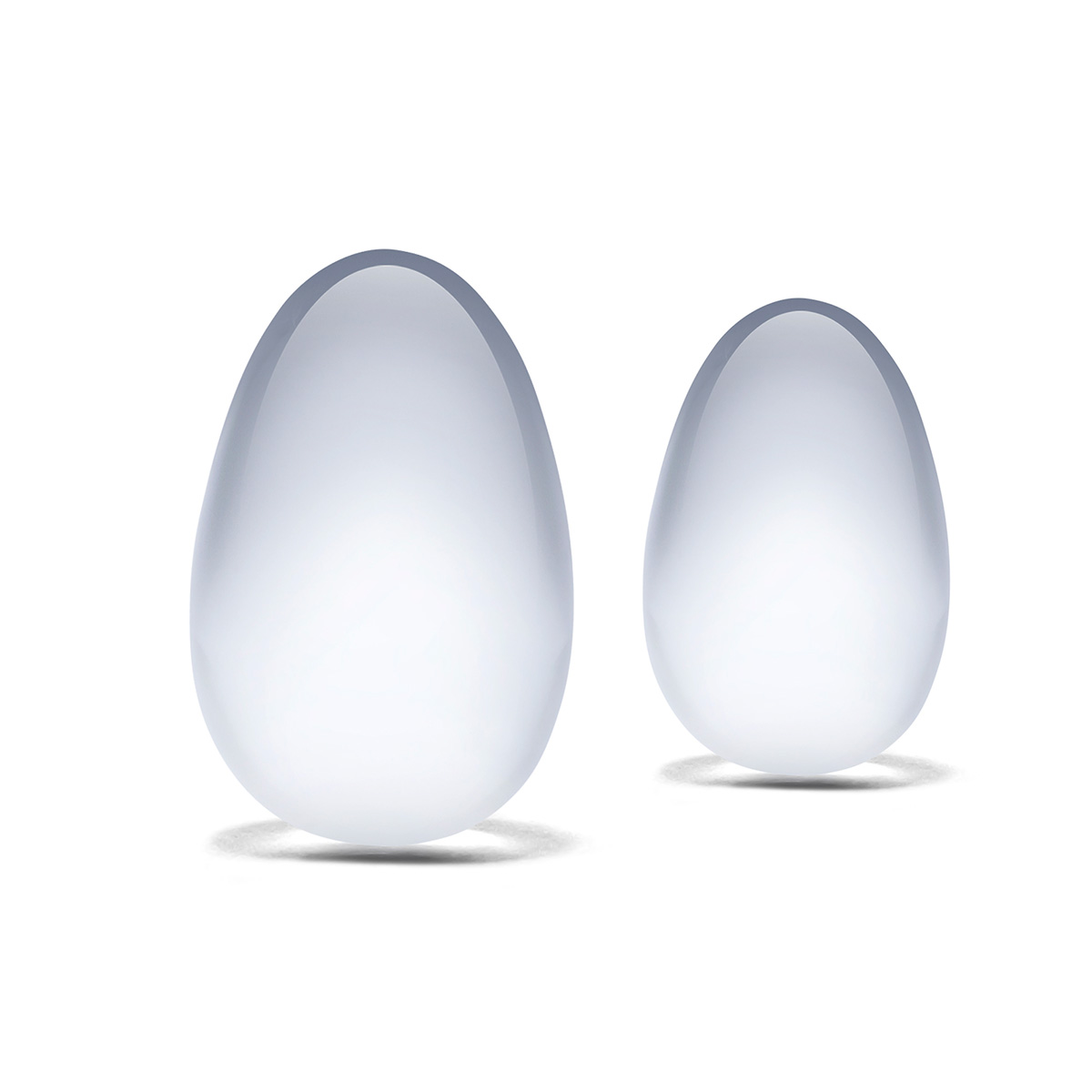 Glas Сет из 2 стеклянных яиц для Йони техники YONI EGGS SET