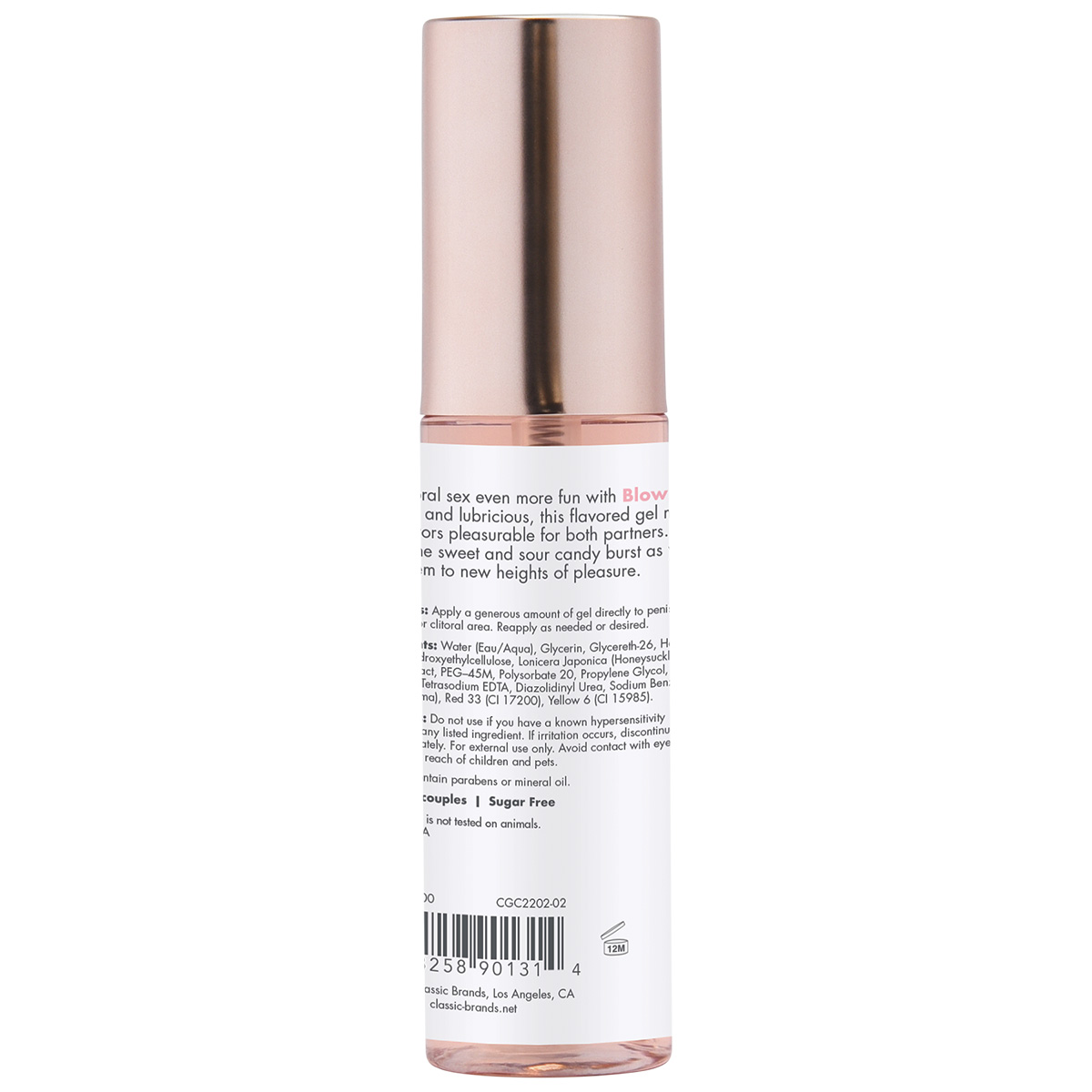 CG Срок до 30.05.2026 Съедобный гель для орального секса со вкусом ягод CG BLOW ME Berry Burst 60 ml