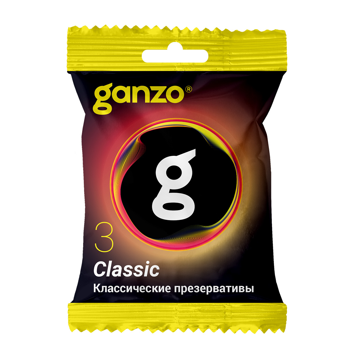 Ganzo Презервативы GANZO Classic №3 классические -1 флоупак (3 шт)