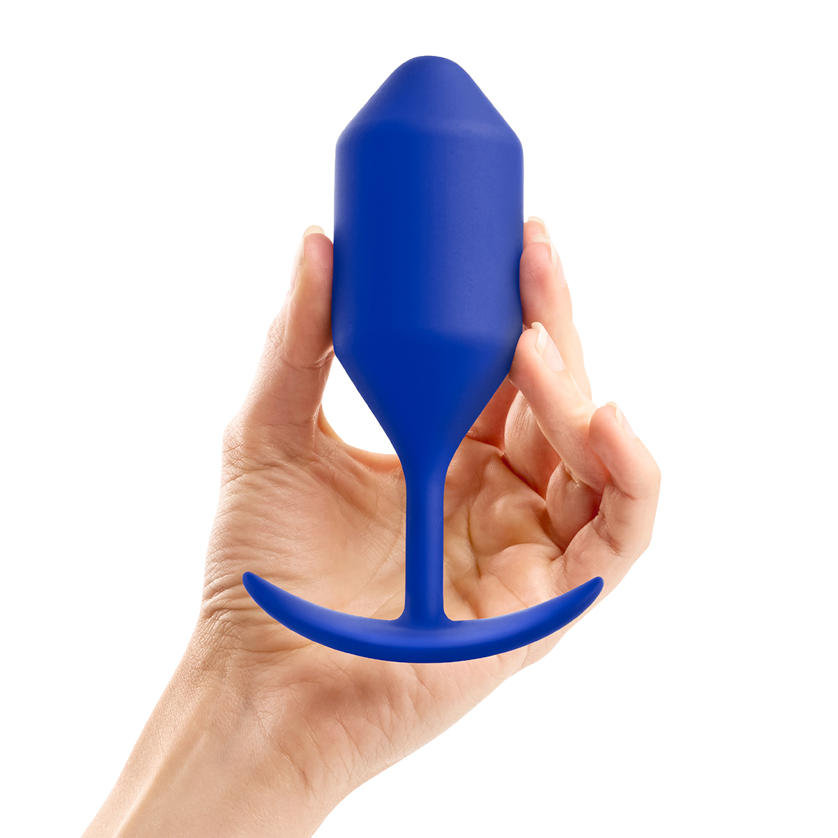 b-Vibe Профессиональная пробка для ношения B-vibe Snug Plug 4 синяя