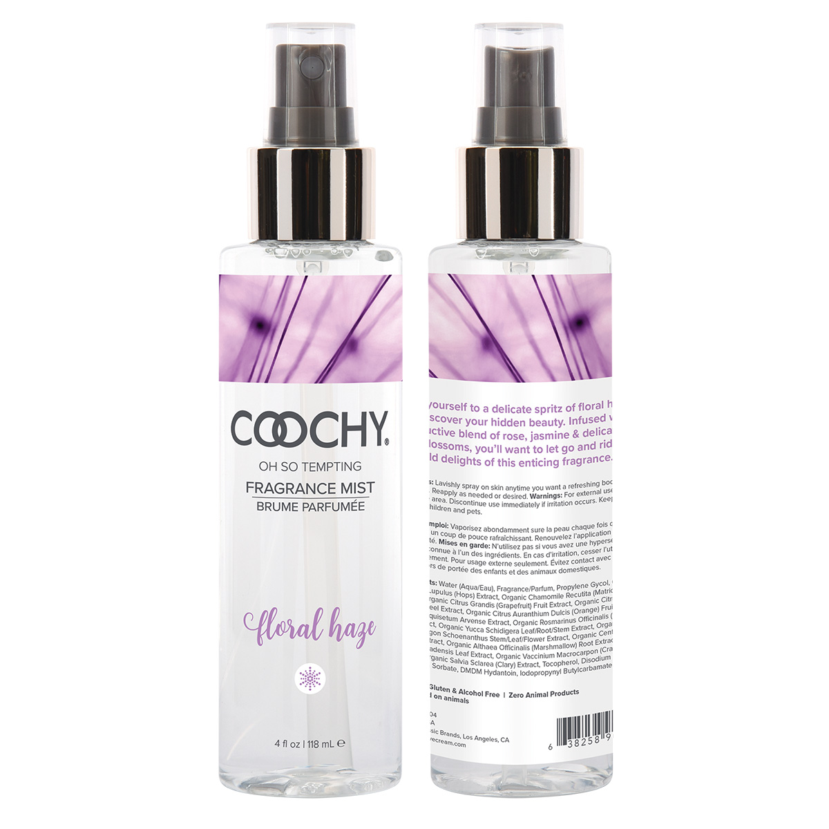 Coochy Срок до 01.09.2026 Уходовый спрей для тела с цветочным ароматом COOCHY Floral Haze 118 мл
