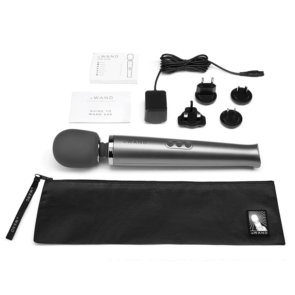 le WAND Роскошный серебристый вибромассажер le WAND Original Massager