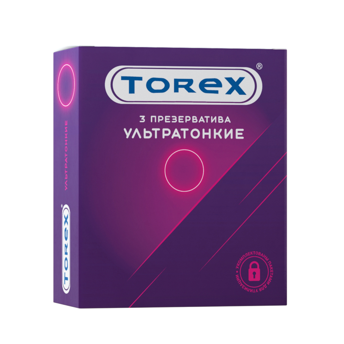 Torex Презервативы ультратонкие гладкие Torex, 3 шт