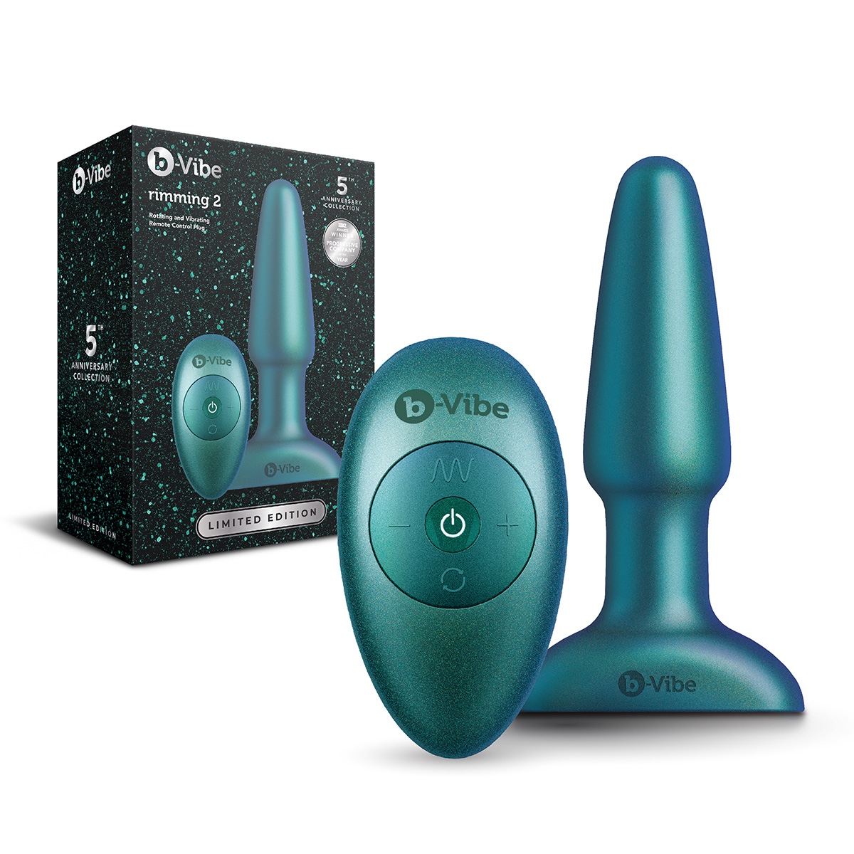 b-Vibe Лимитированная коллекция Rimming Plug 2 5th Anniversary Limited Edition