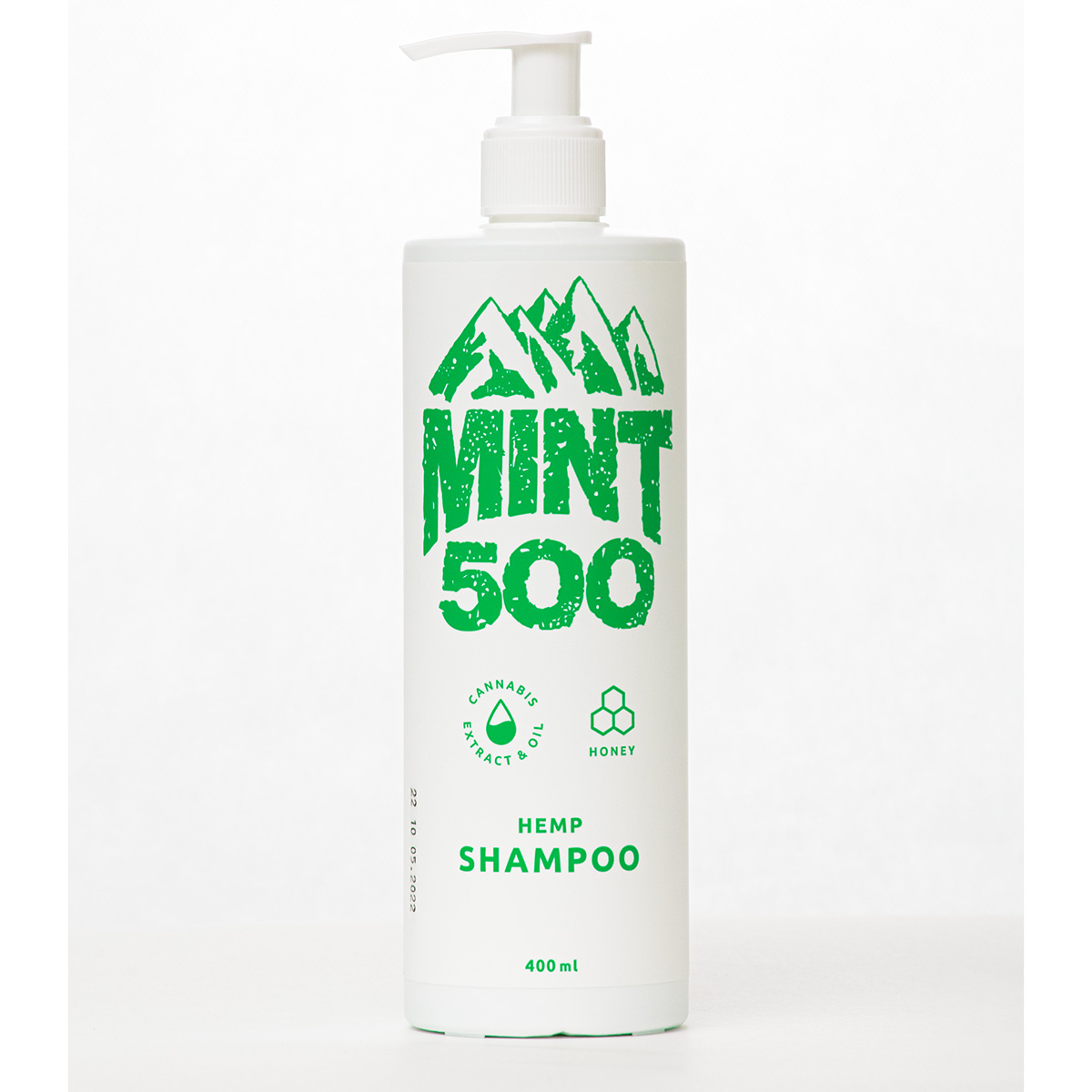 MINT500 Противовоспалительный шампунь на основе масла и экстракта семян конопли Mint500 Hemp Shampoo 400 мл