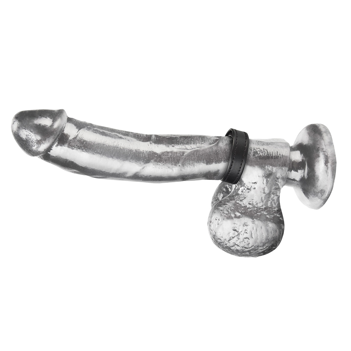 BlueLine Кольцо на пенис из искусственной кожи на липучке VELCRO COCK RING