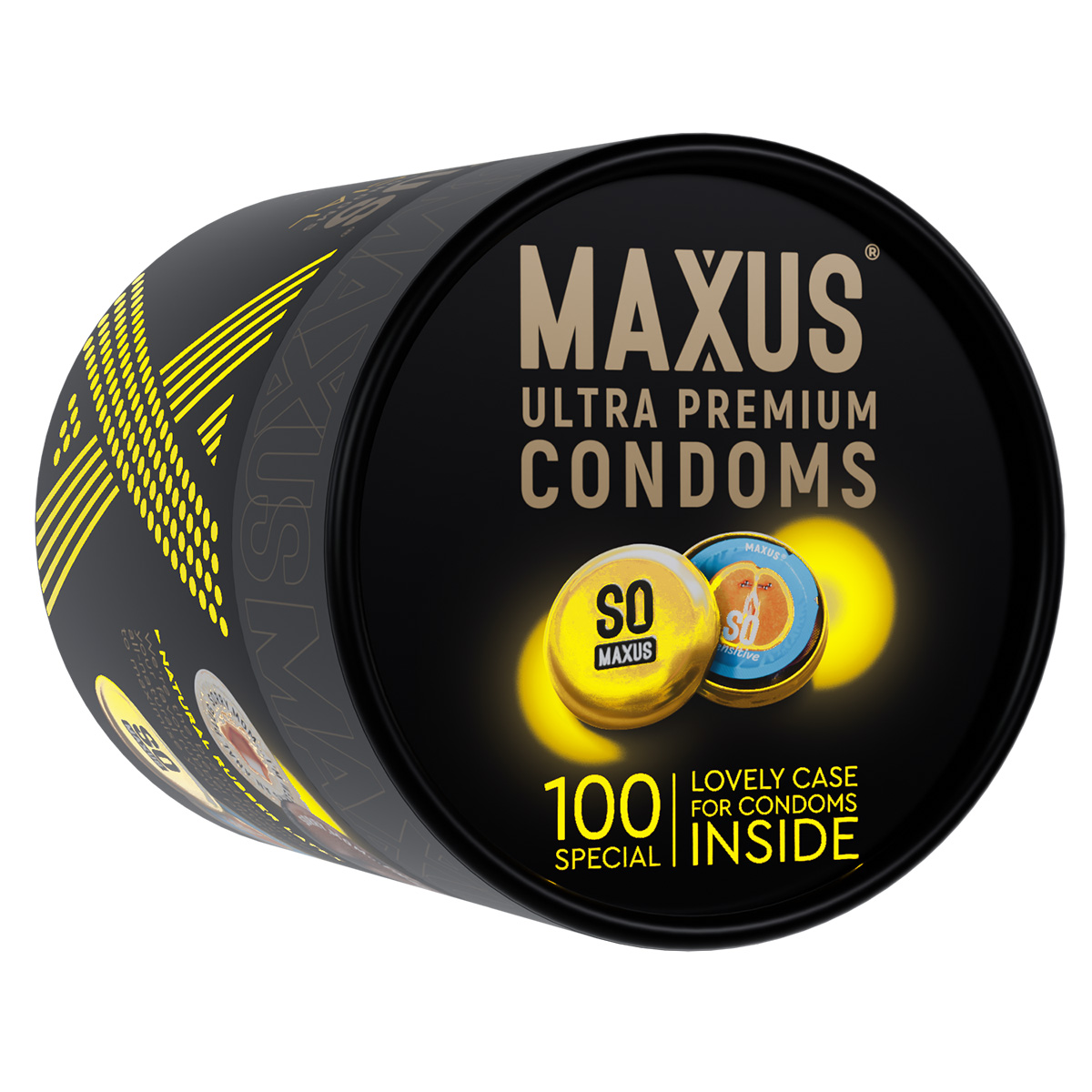 Maxus Презервативы в тубусе точечно-ребристые MAXUS SPECIAL - 1 уп (100 шт)