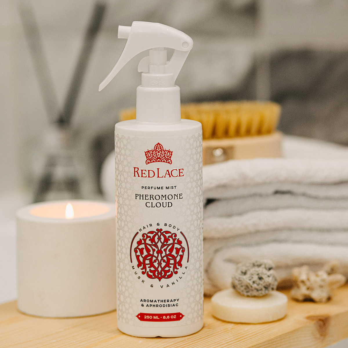 Red Lace Лосьон для тела с феромонами Red Lace Pheromone Cloud Ваниль & Белый мускус 250 мл