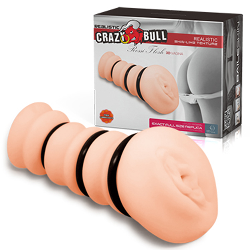 Crazy Bull Rossi Flesh 3D Мастурбатор вагина с утягивающими кольцами
