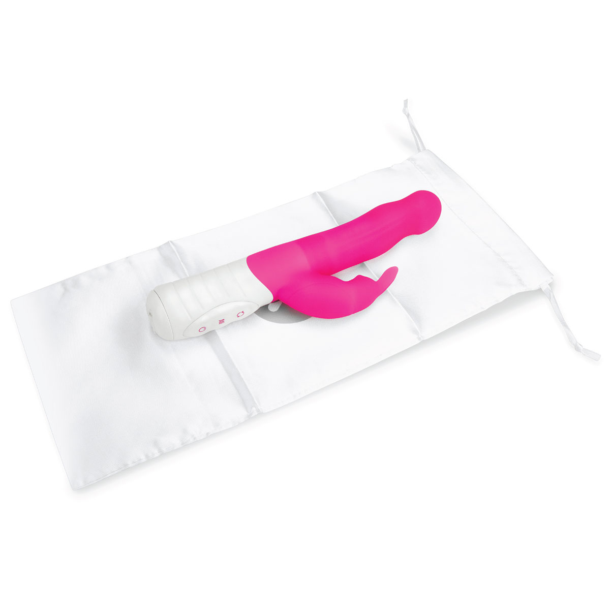 Rabbit Essentials Тонкий кролик-вибратор SLIM SHAFT RABBIT розовый