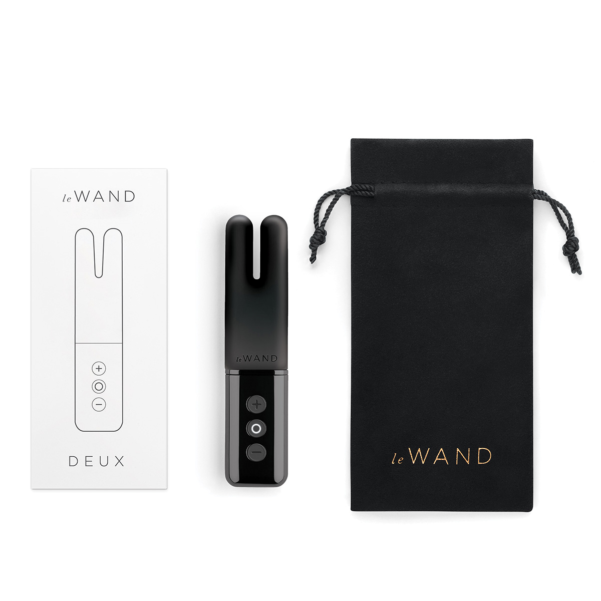 le WAND Двухмоторный мини-вибратор le WAND Deux темный графит