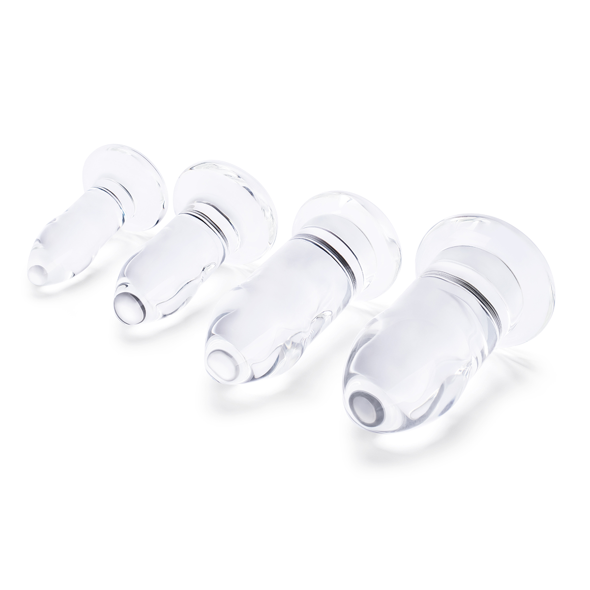 b-Vibe Набор тренировочных стеклянных плагов ANAL DILATORS SET