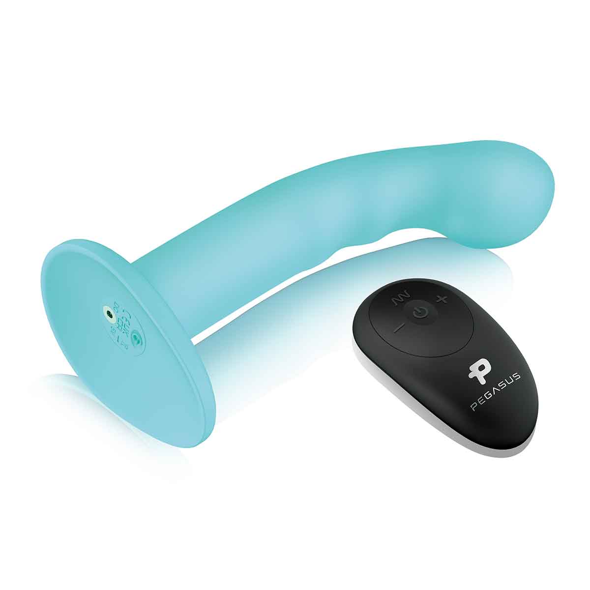 Pegasus Универсальный страпон с дистанционным управлением 6in Remote Control Ripple P-Spot G-Spot бирюзовый