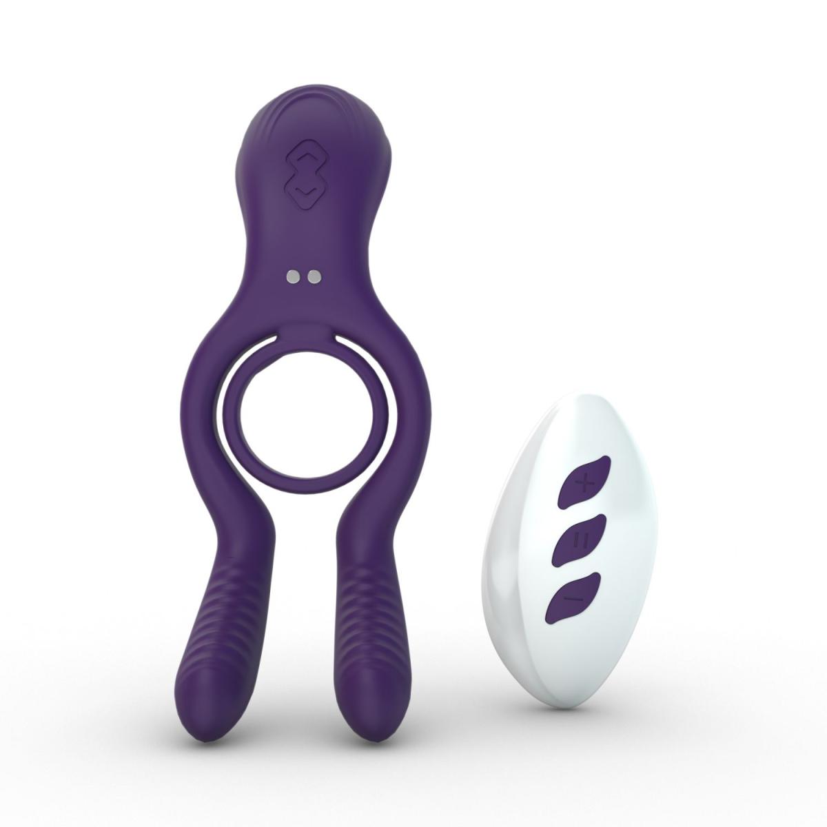 Tracy's Dog Кольцо на пенис на дистанционном пульте управления Remote Control Vibrating Penis Ring