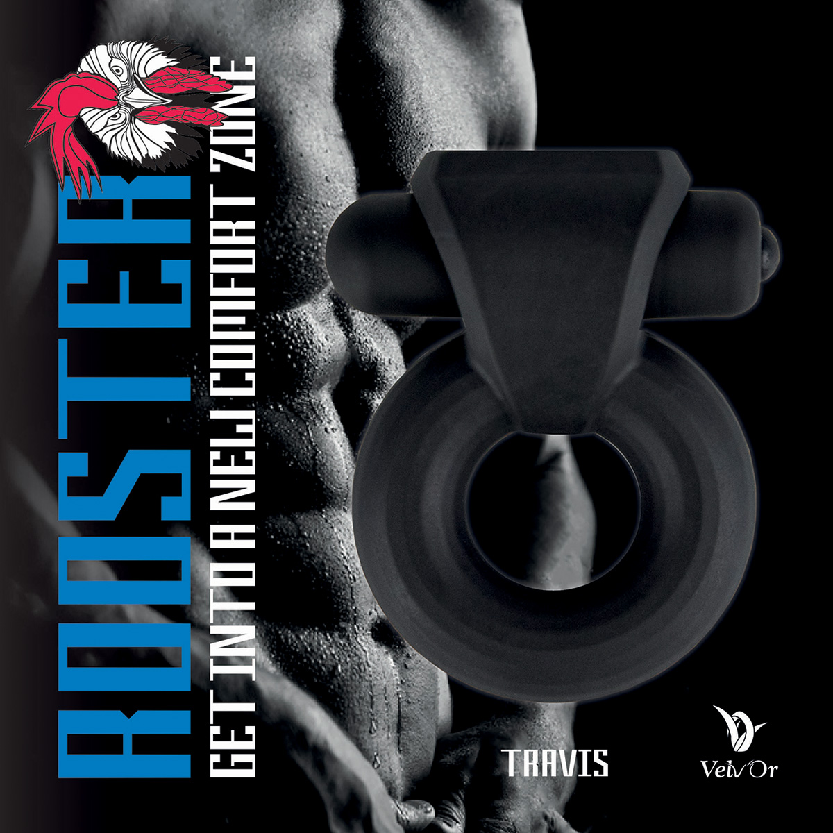 Velv'Or Виброкольцо эрекционное с вибрацией Velv'Or Rooster Travis