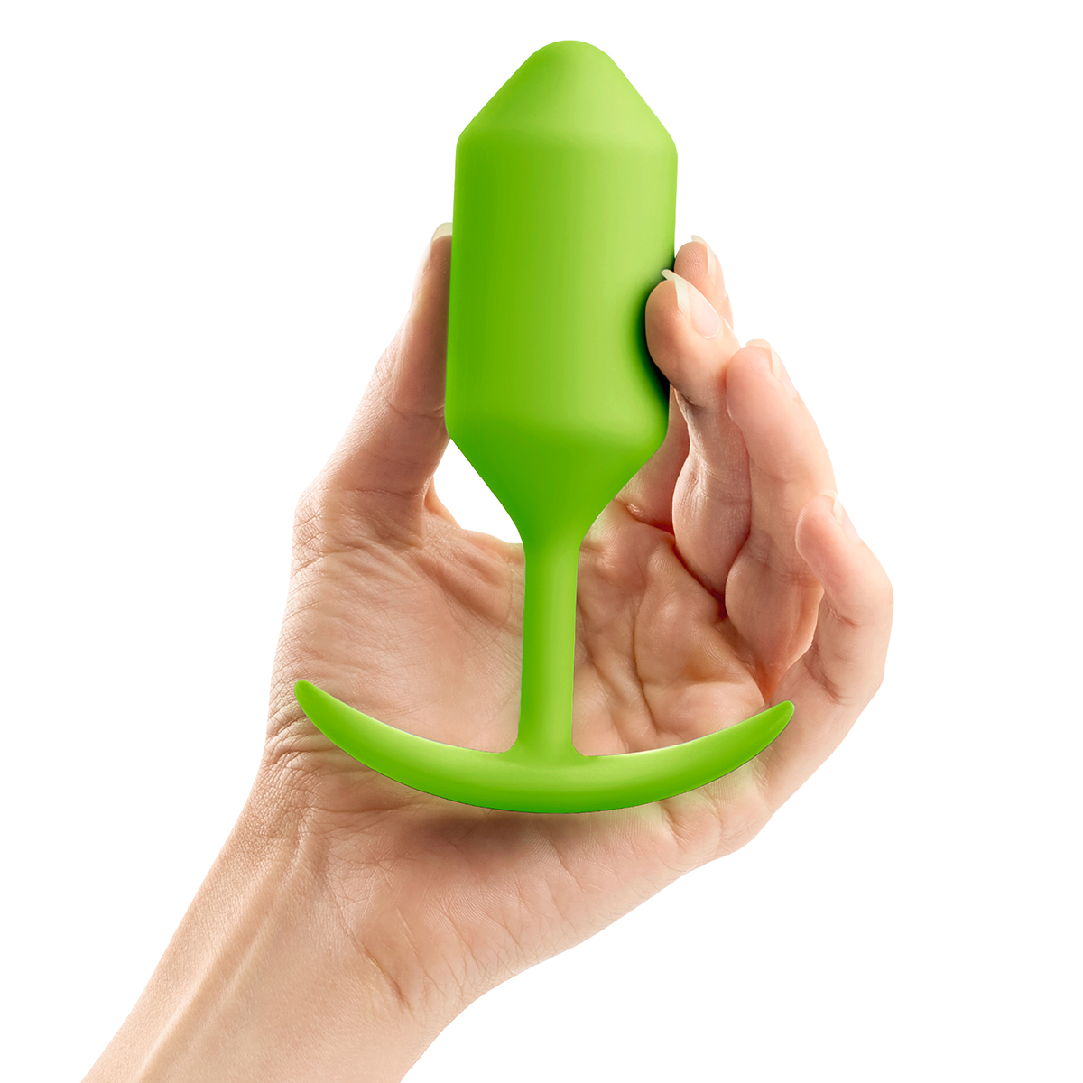 b-Vibe Профессиональная пробка для ношения B-vibe Snug Plug 3 лайм