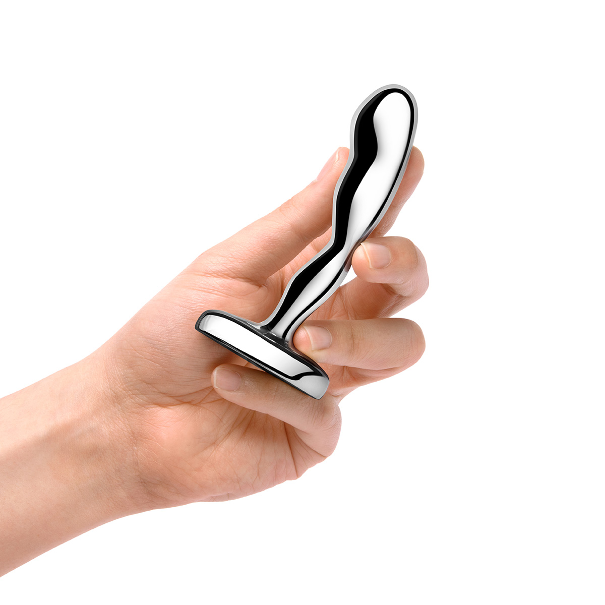 b-Vibe Стальной анальный стимулятор простаты STAINLESS STEEL PROSTATE PLUG