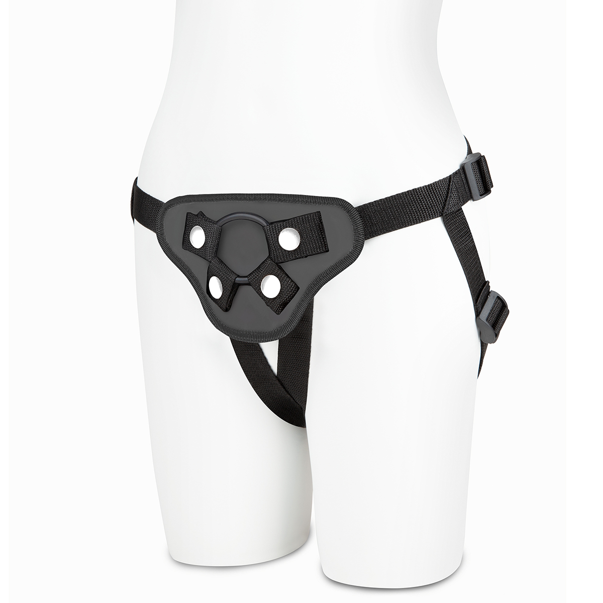 Lux Fetish Черные трусы-джоки для страпона Beginners Strap-on Harness