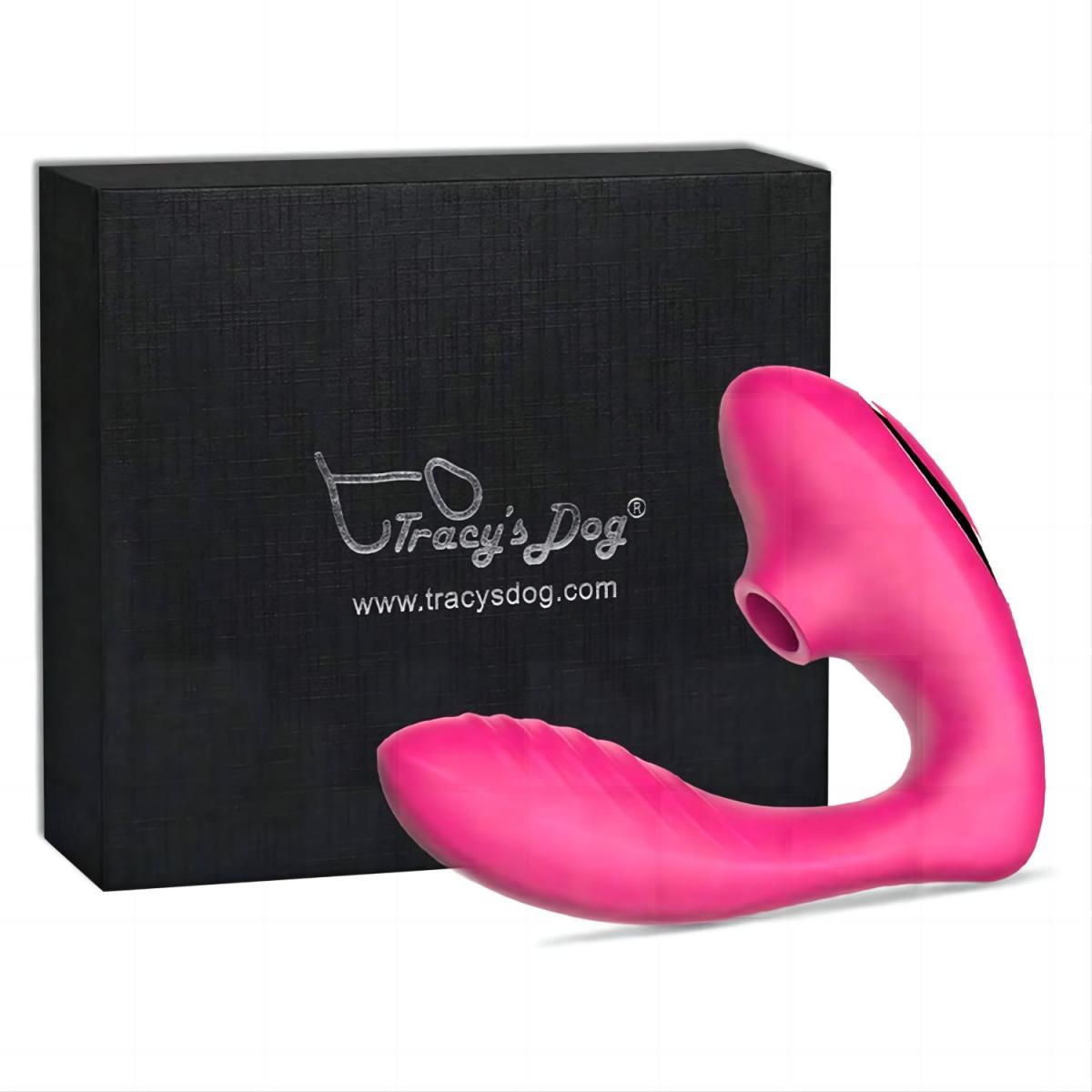 Tracy's Dog Вибромассажер для клитора и точки G Clitoral Sucking Vibrator OG розовый