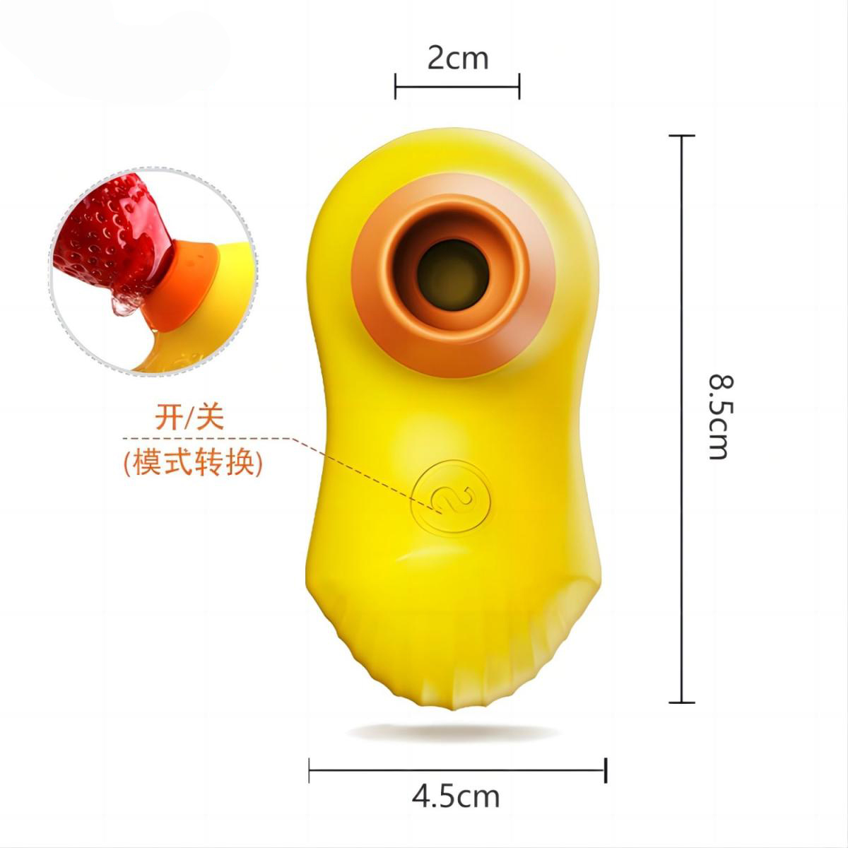 Tracy's Dog Вакуумный стимулятор для женщин Mr Duckie Clitoral Sucking Vibrator