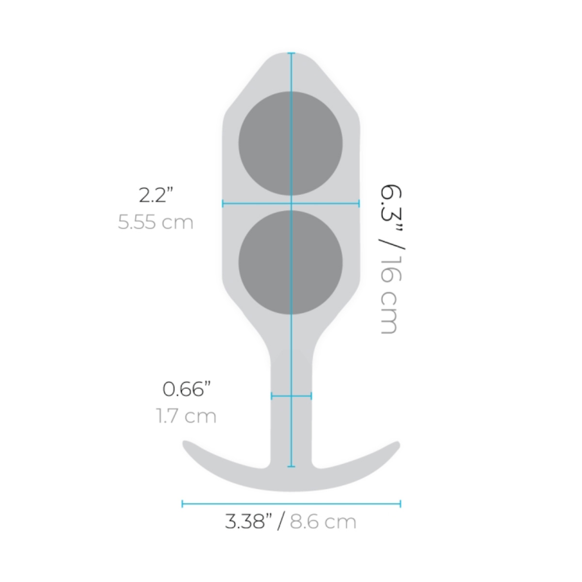 b-Vibe Профессиональная пробка для ношения B-vibe Snug Plug 6 красная
