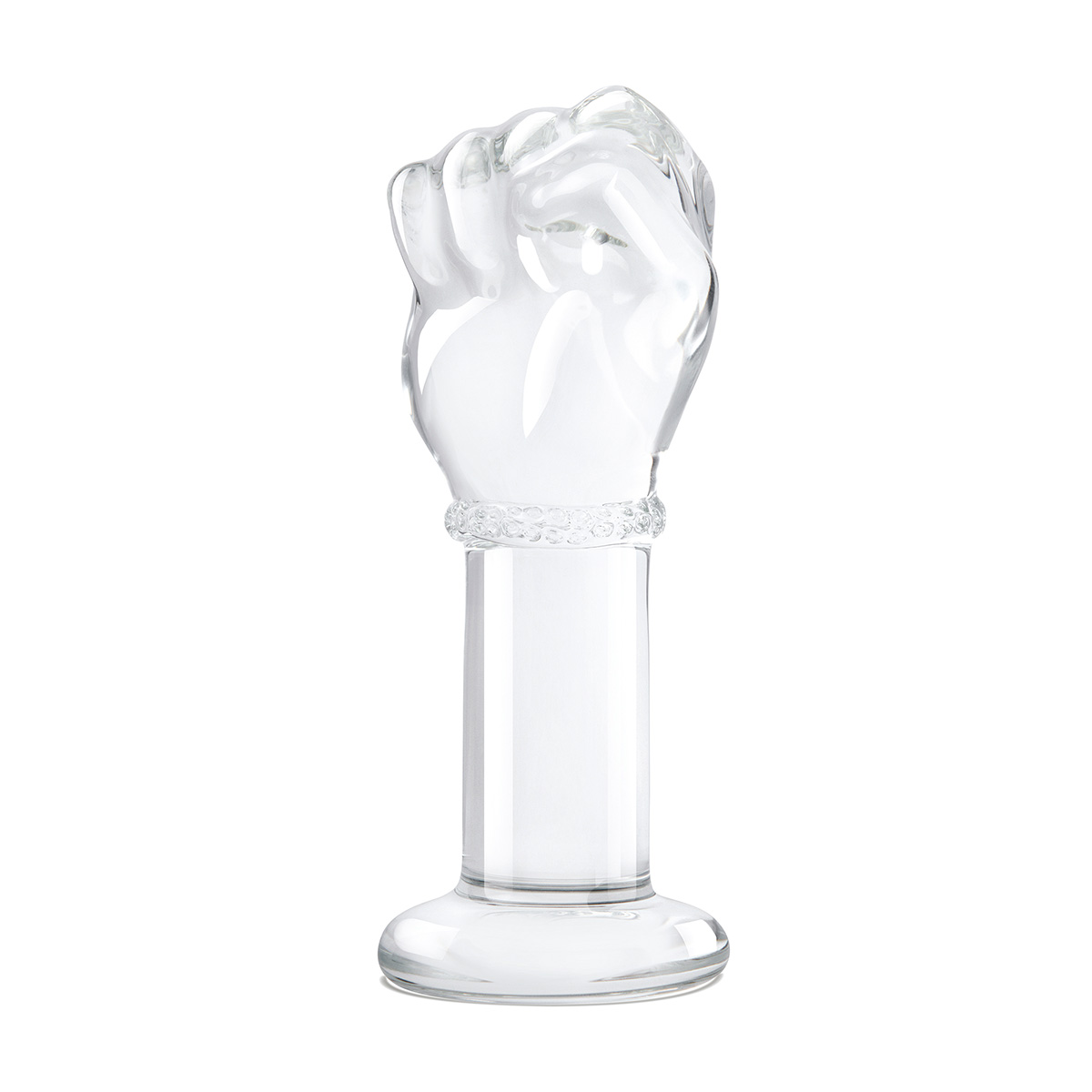 Glas Анальный фистинг-плаг из стекла 5 in Glass Fist Butt Plug