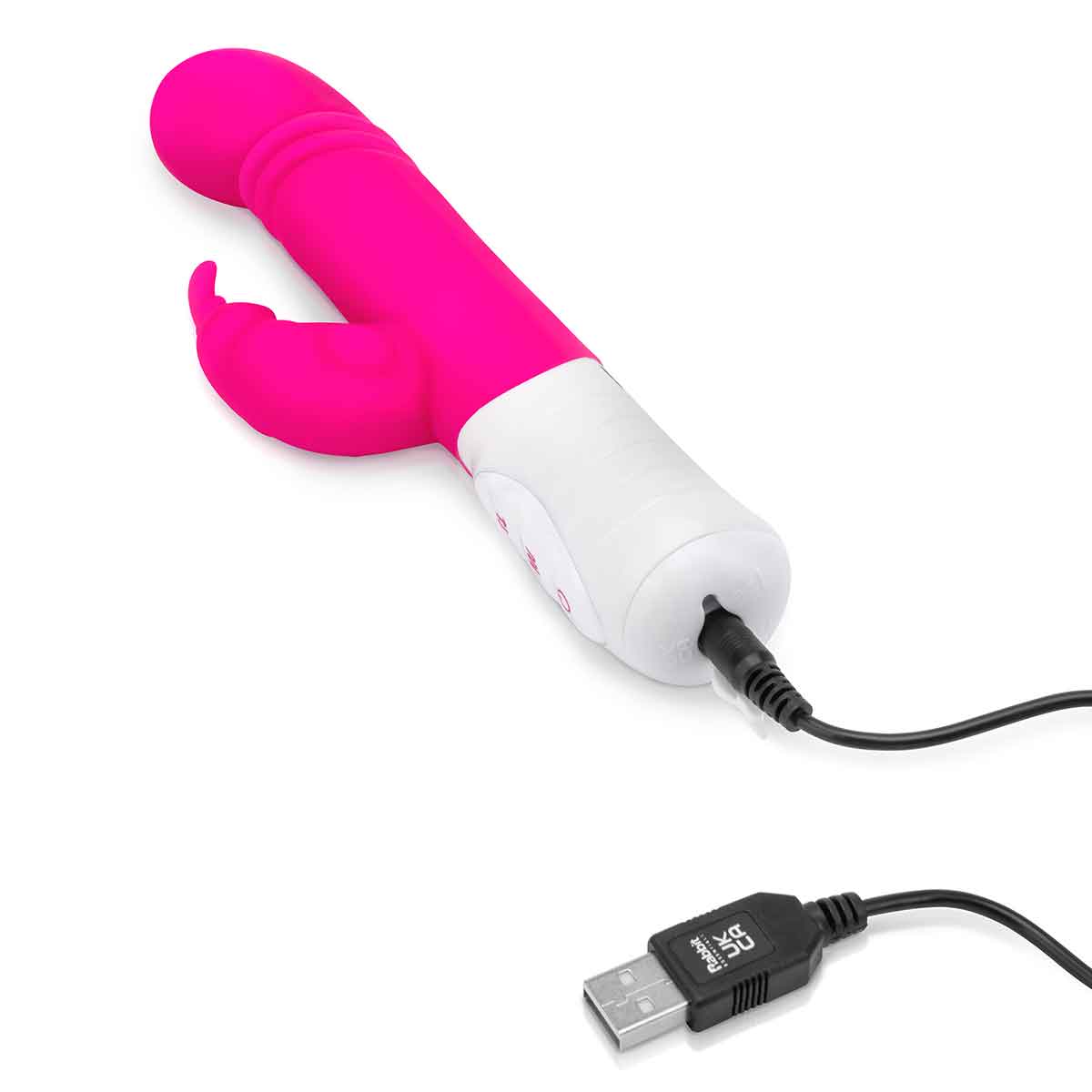 Rabbit Essentials Небольшой тонкий розовый массажер для G-точки SLIM SHAFT THRUSTING G-SPOT RABBIT