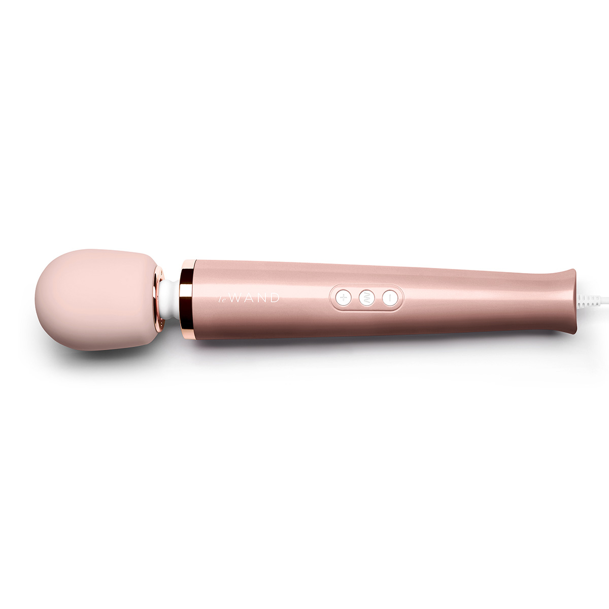 le WAND Проводной вибромассажер розовое золото le WAND Rose Gold с 10-ю скоростями