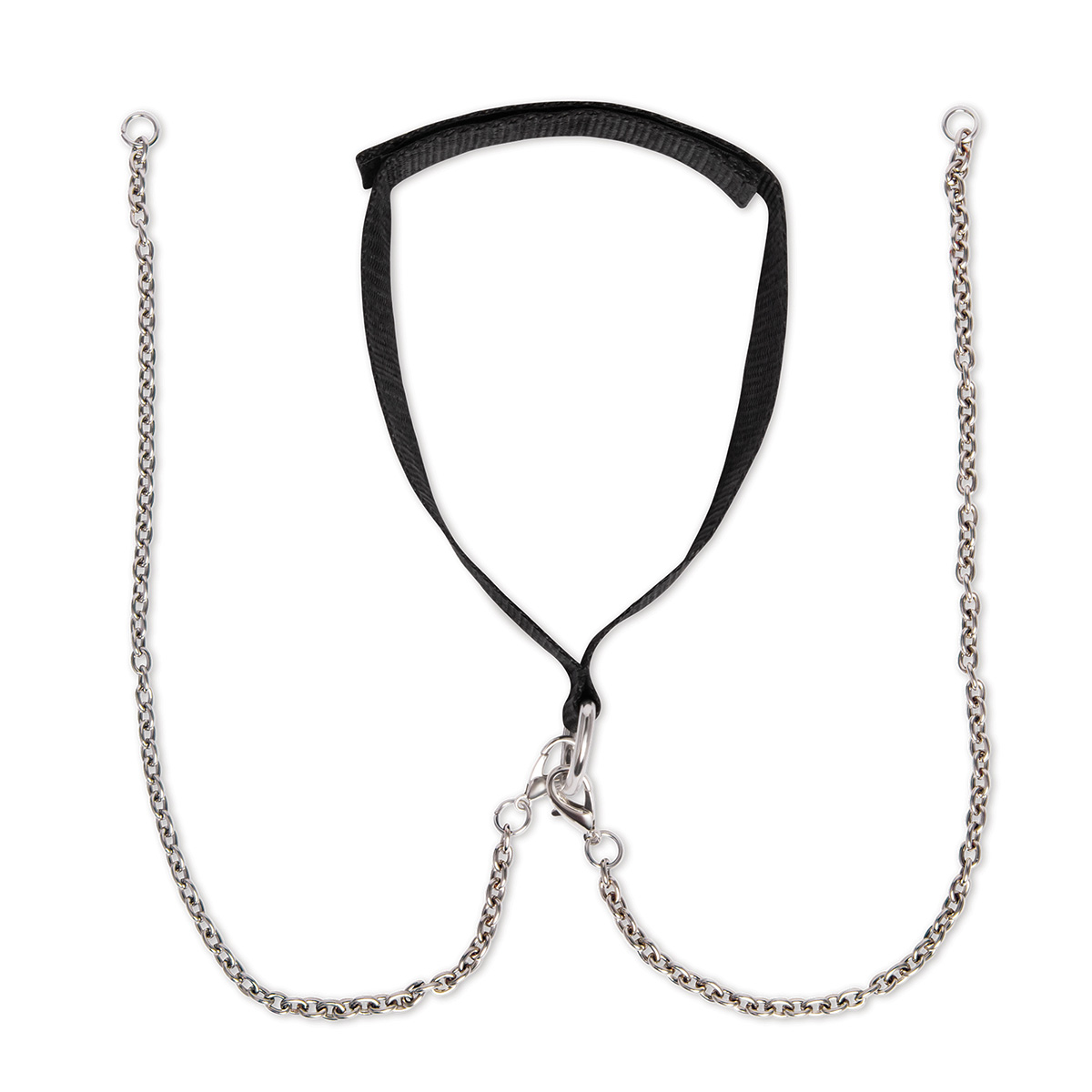 Lux Fetish Большой набор из 12 предметов Interchangeable Collar & Nipple Clips Set